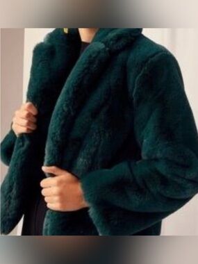 🧥 Off season deal
Odyn
Emerald Green Short Faux Fur
Jacket Shrug Coat Size S